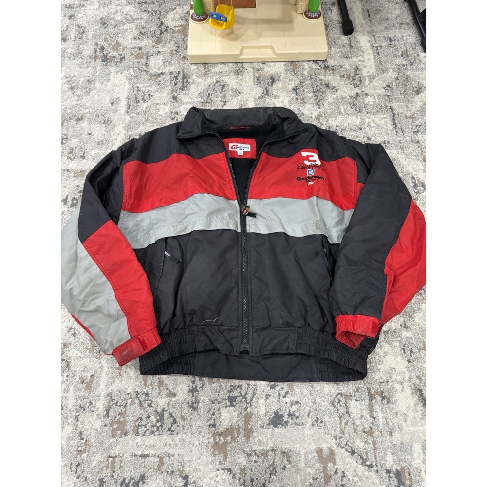 Dale Earnhardt Competitors View Pit Crew Jacket Goodwrench VTG Size XL NASCAR